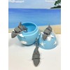 3pcs 3D Printed Sharks, Cute and Interesting Shark Design Decoration,