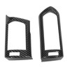 2pcs Air Conditioner Vent Outlet Trim Cover Carbon Fiber Interior