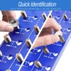QGKPL Thread Checker, 28 Nut and Bolt Thread Checker, Bolt