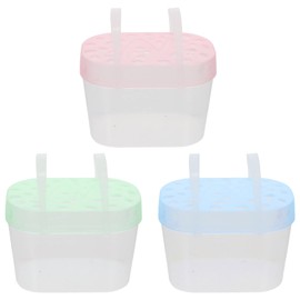Mipcase 3piezas Caja De Transporte para Hámsters y Pequeños Roedores Ligera y Resistente para Viajes y Salidas Color Compacto                         
