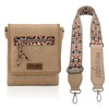 Wrangler - Bolso cruzado para mujer, estilo clásico, tela a