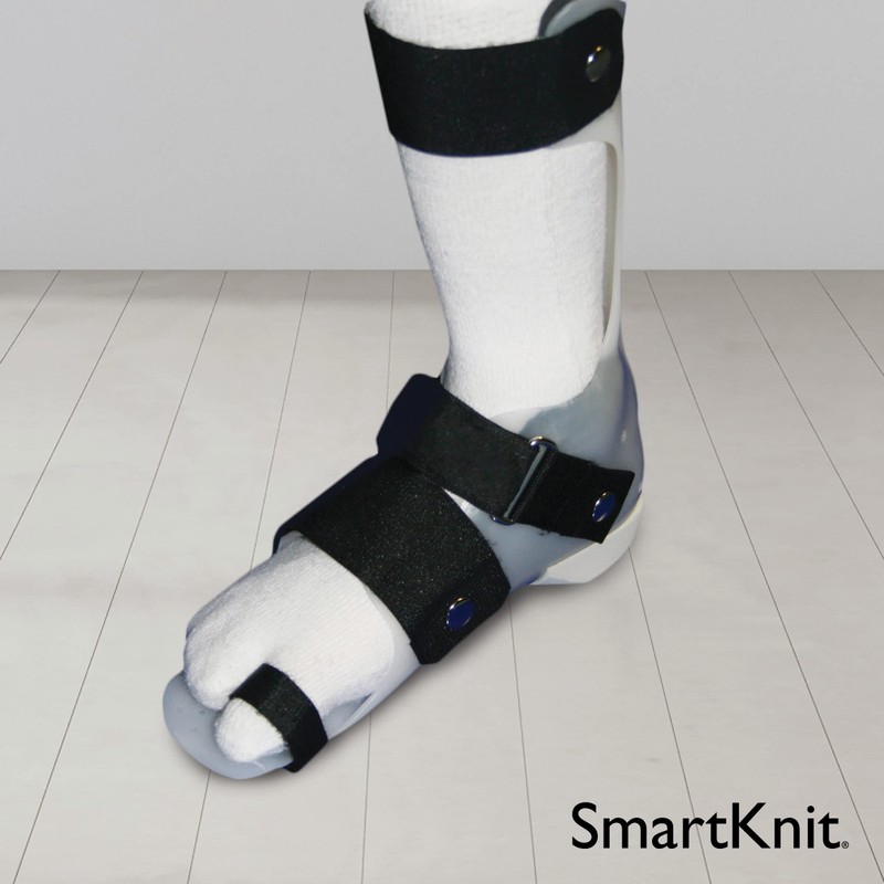 SmartKnit Big Toe AFO Socks - Child Regular - White