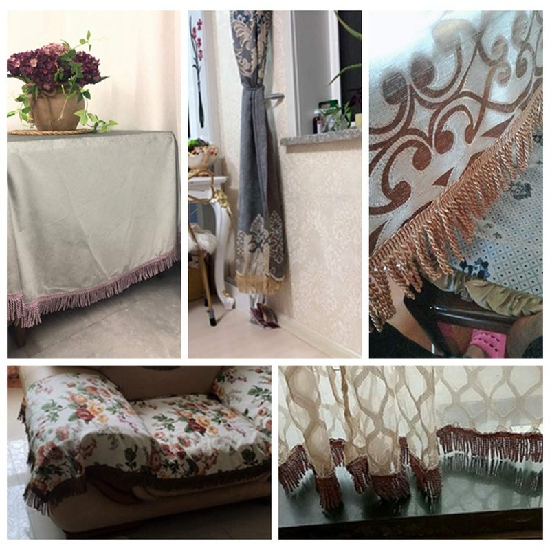 Curtain Fringes Bullion Fringe Trim 3 Inch Wide 6 Yards