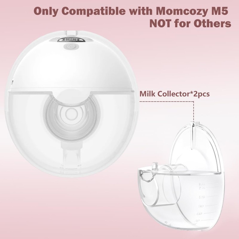 1 Piece Milk Catcher Cup Only Compatible with Momcozy M5,