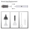 biqin Electric Cleaning Brush Set 4 Piece Multi-Purpose Cleaner Brushes,360°