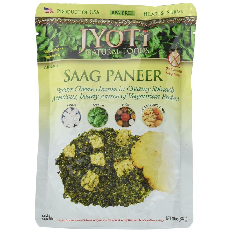 Jyoti Saag Paneer, 10 Ounce (Pack of 6)