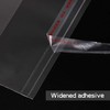 LimCryspp 200 Pcs Clear Self-Sealing Cellophane Bags 5x7 Inches Resealable