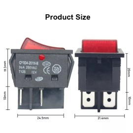 KQE 30A 250VAC welding machine kcd4 SPDT rocker switches QY604-201N-B