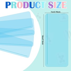 Faccito 4 Pcs Mahjong Card Guide and Line Finder for Strategy Tool for Beginners, for Travel, Parties, Competitions, Game Nights(Blue,Classic)