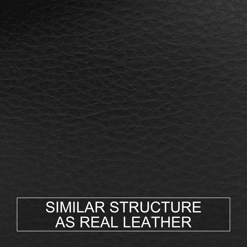 X AUTOHAUX Pair Black Microfiber Leather Door Panel Insert Cards