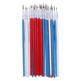 Operitacx 30pcs Fur Hook Pen Miniature Painting Brushes Small Brushes Artist Brushes Watercolor Paint Brushes Watercolor Brush Pens Miniature Craft Brushes Fine Paint Brushes for Detail Wood