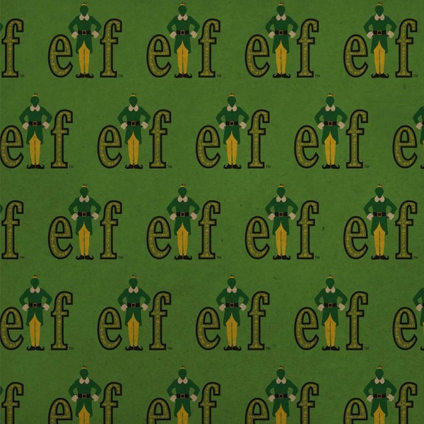 GRAPHICS & MORE Elf Movie Logo Premium Kraft Roll Gift