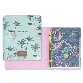 Sara Miller Savannah Ringbound A5 Organiser with Gold foil Detail and Tabbed dividers
