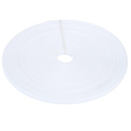 PATIKIL 8mm x 50 Yards Polyester Boning, 1 Roll High-Density Boning for Handmade Dolls Hats Handbags Wedding Dresses, White
