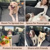 Boops & Floofs Convertible Back Seat Extender for Dogs, Half