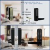 Casmer Upgrade Double Sided Keypad Door Lock with Adjustable Deadlatch