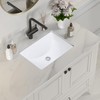 Wells Sinkware Rectangular 20 x 15 Ceramic Undermount Bathroom Sink