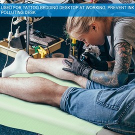 Disposable Waterproof Mat, 125 Pieces, Leak-Proof, Clean Tablecloths, Underpad, Beauty, Salon, Tattoo Protector Pad, Sheet (Green)