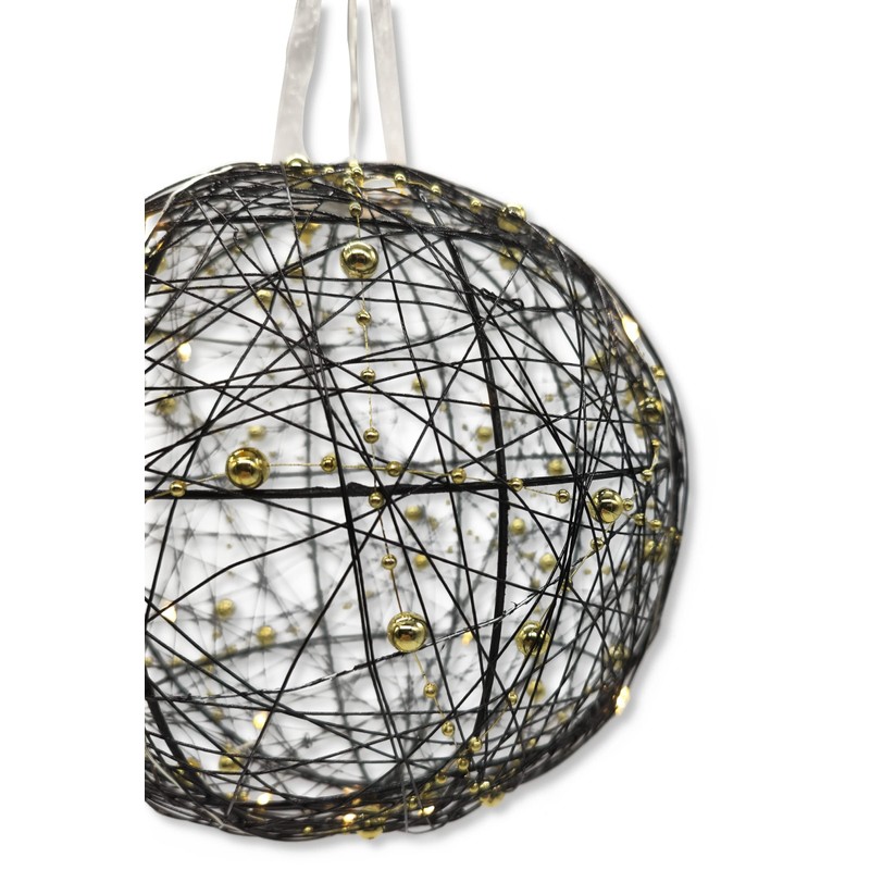 DARO DEKO Light Ball with LED Wire and Pearl Chain