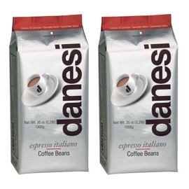 Danesi Caffe Italian Whole Coffee Beans - Espresso Coffee Beans and Medium Roast Whole Bean - Classic (4.4 lb)