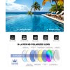 KALIYADI Wrap Around Sunglasses: Polarized Fit-Over-Sunglasses for Men & Women