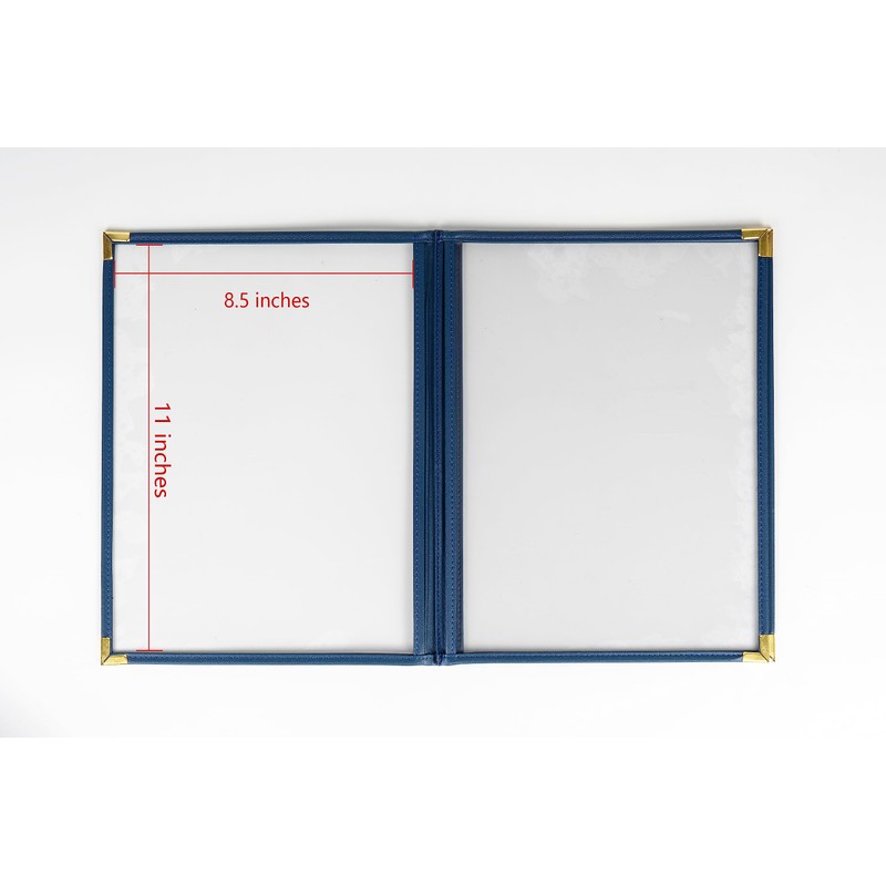 Ylittaa Menu Covers/Booklet, Triple Page, 3 Pockets, 6 View, for