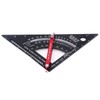 Woodworking Triangle Ruler Aluminum Alloy Accurate Laser Scale Triangle Ruler