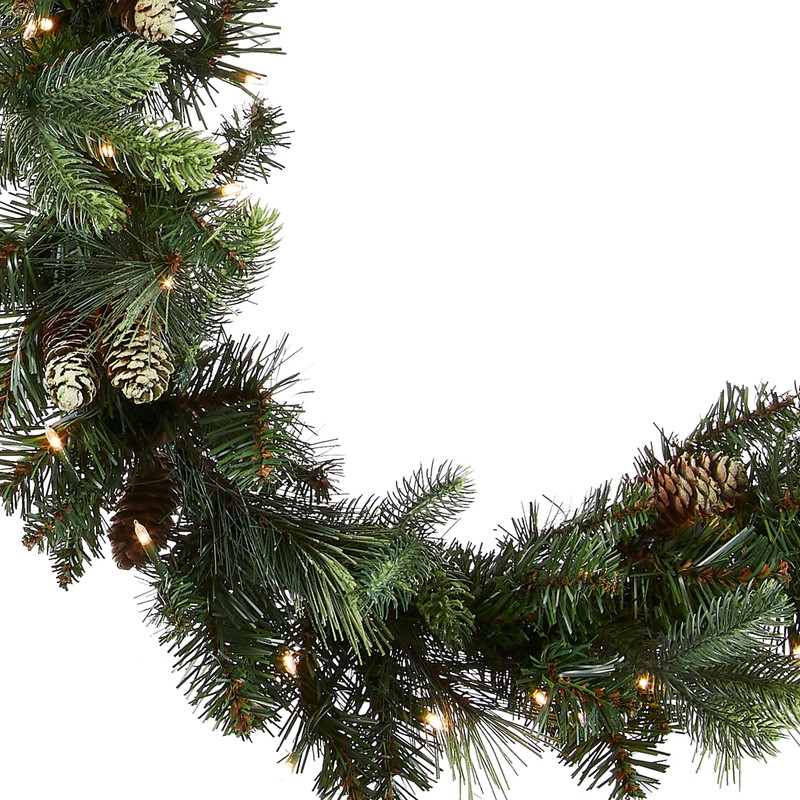 National Tree Company 9 ft Pre-Lit Carolina Pine Artificial Christmas