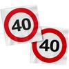 Folat 28374 Tovaglioli 40 anni- Segnali stradali 40-33 x 33