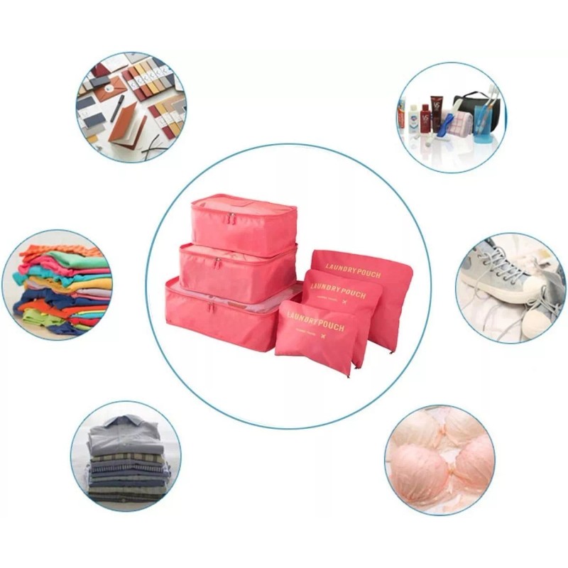 AJCT Bolsas De Viaje Organizador De Maleta 7 En 1