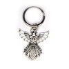 AXLorange Guardian Angel Keyring Silver, silver