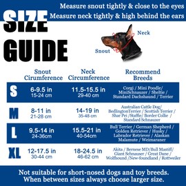 BARKLESS Reflective Head Collar, No Pull Collar for Large Dogs, Anti-Pull Muzzle Leash for Large Sized Breed, Adjustable Soft Dog Halter, Nose Leash for Easy Control on Walks