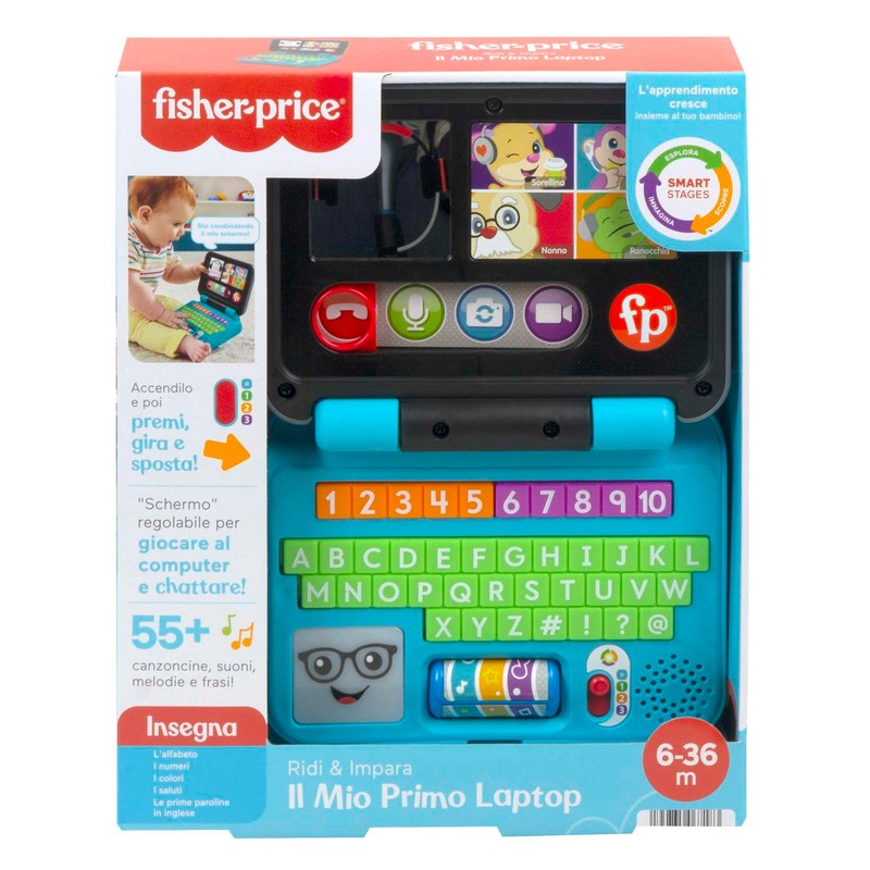 Fisher-Price Learning Fun Home Office Laptop - Electronic Learning Toy