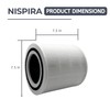 Nispira TT-AP005 Replacement Filter for TaoTronics Air Purifier 3-in-1 True