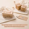 Wooden Age Blocks Milestone Blocks Set for Monthly Milestone Photo