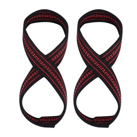 Figure 8 Loop Deadlift Straps, Weight Lifting Strap Prevent Grip Slip Cross Training Strong Weightlifting Wrist Guard Power Gym Support Bandage Lifters Weightlifters Workout Enthusiasts Men Women