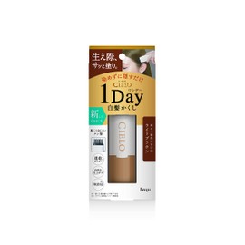 Cielo One Day 1 Day Gray Hair Strainer, Light Brown, Before Going Out, Dye Only 1 Day, Gray Hair Dye Hoyu, 1 Piece (x1)