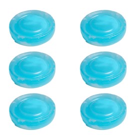 ArcticChill Golf Cooler Ice Packs – Custom Fit Can Coolers for Golf Bag Beer Sleeves – Reusable Round Freezer Packs for Keeping Drinks Cold on The Course (Set of 6, Arctic Blue)