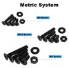 FandWay M2 M2.5 M3 Screws Set, 900 Pieces Countersunk Screws