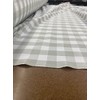 1" Checkered Gingham PolyPoplin Fabric by The Yard - 60