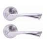 HANDLEZONE® Zena Lever On Round Rose Door Handles, Internal Passage