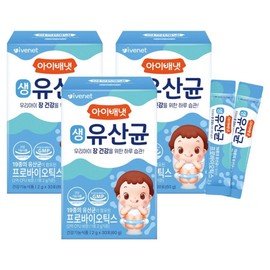 Ibaenet Ivenet Live Probiotics, 60g, 3 packs / 아이배냇 생유산균, 60g, 3개