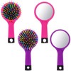 Paquete de 2 cepillos de volumen arcoíris para desenredar el