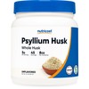 Nutricost Psyllium Whole Husk Powder (Flakes) 8.1oz - Gluten Free