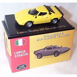atlas editions classic sport cars collection Lancia Stratos Yellow car 1:43 scale diecast model