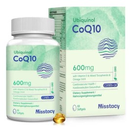 Complejo Coq10 Premium Ubiquinol 600mg 60 Capsulas Eg Q16 Sabor Nd