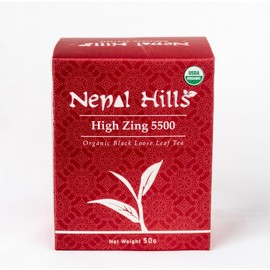 Nepal Black Loose Leaf Tea | High Zing 5500 - Hand-Picked | Himalayan Tea | 50g | Aromatic with Medium Caffeine | Single-Origin