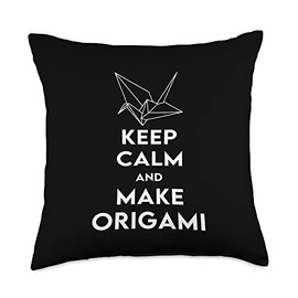 Origami Japanese Art Paper Folding Origami Bird Throw Pillow