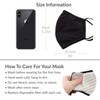 Weddingstar 3-Ply Adult Winter Washable Cloth Face Mask Reusable and