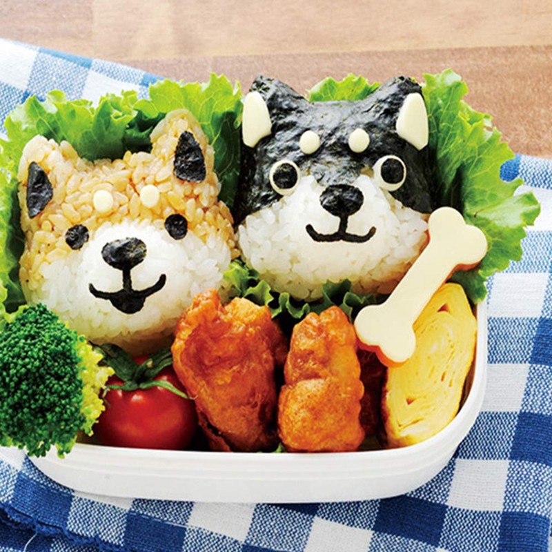 Fellibay Sushi Making Kit Rice Ball Molds Bento Accessories Sandwich